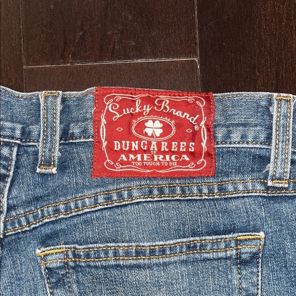 Lucky Brand Dungarees Classic Blue Denim Jeans size 8/29 - Picture 6 of 8